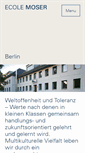 Mobile Screenshot of moserschule.de